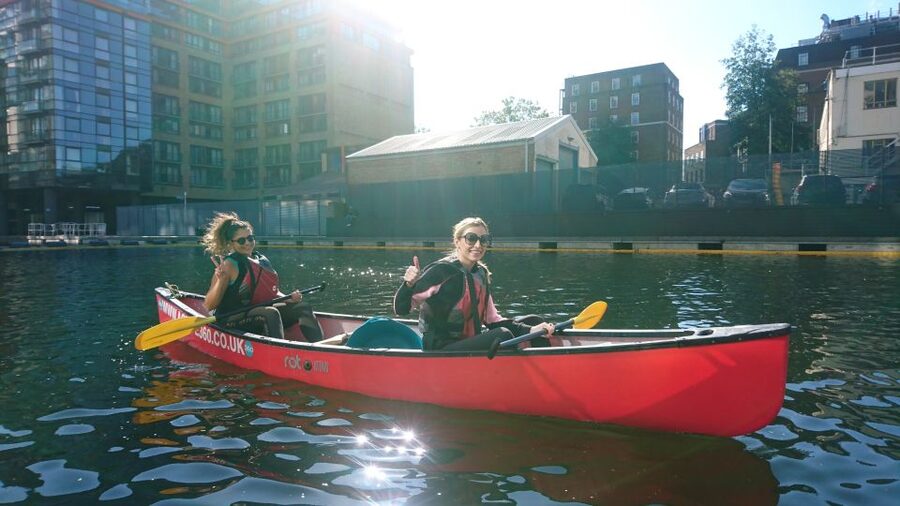 2 seater Canoe Rental in Ladbroke Grove - Starting at Canalside Basin in Ladbroke Grove