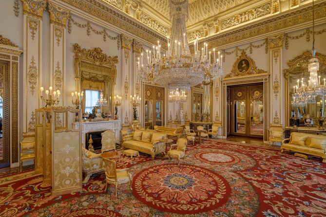 Buckingham Palace Entrance Ticket & British Royalty Guided Tour - Walking, stairs, and the long palace exit
