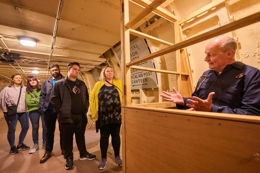 Clapham South: Subterranean Shelter Guided Tour - Entering Clapham South’s wartime shelter