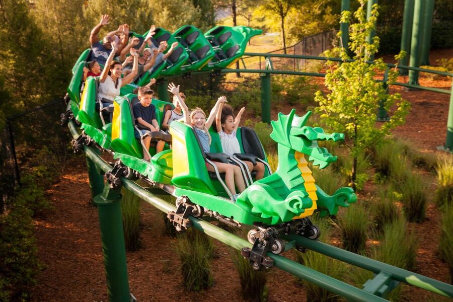 From London: LEGOLAND® Windsor Resort Entry & Coach Transfer - Minifigure Speedway brings the biggest rush