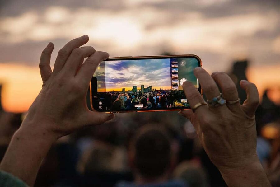 From London: Stonehenge Summer Solstice Sunrise Tour - The walk from the coach park to the stones