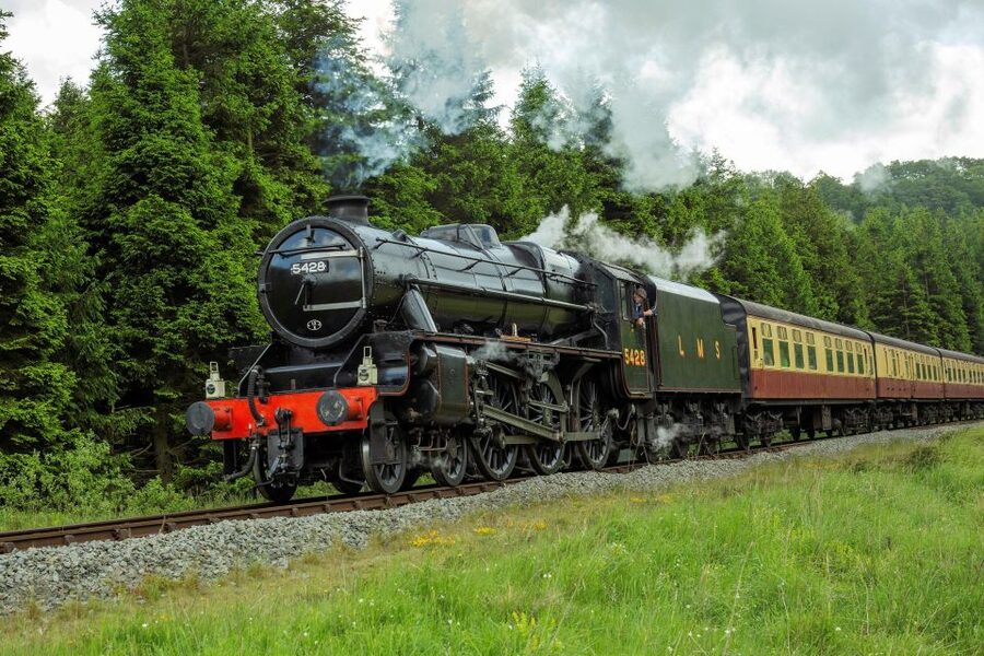 From London: The North York Moors with Steam Train to Whitby - Byland Abbey and the first taste of the moors