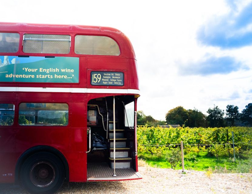 From London: Vintage Bus Wine Tour with Return Train Tickets - A Sussex hamper among the vines