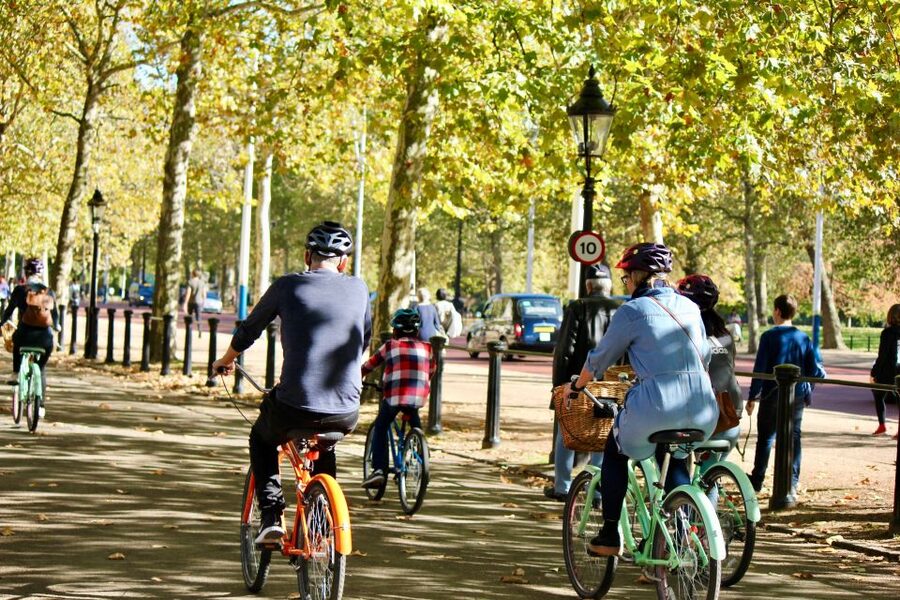 Grand London Half-Day Bicycle Tour - Along the Thames to the London Eye and Big Ben