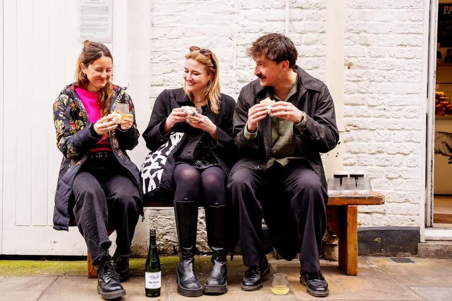 Local Foodie Adventure in London: 10+dishes, drinks and more - Starting beneath the orange Crown at Seven Dials