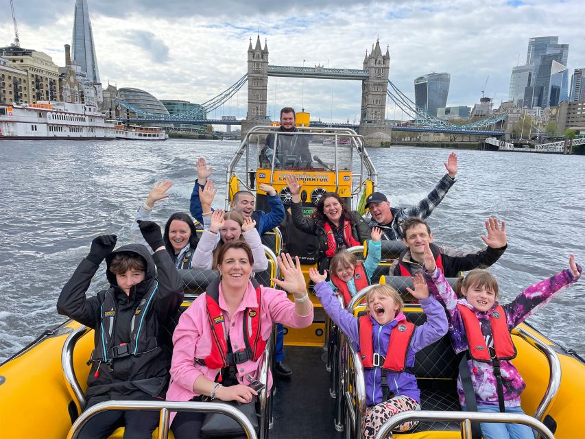 London: 20-Minute Tower RIB Blast from Tower Pier - A fast start from Tower Millennium Pier