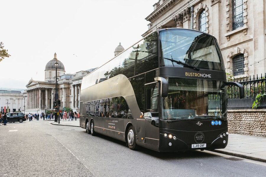 London: 6-Course Gourmet Dinner on a Luxury Coach - Evening views, music, and the coach atmosphere