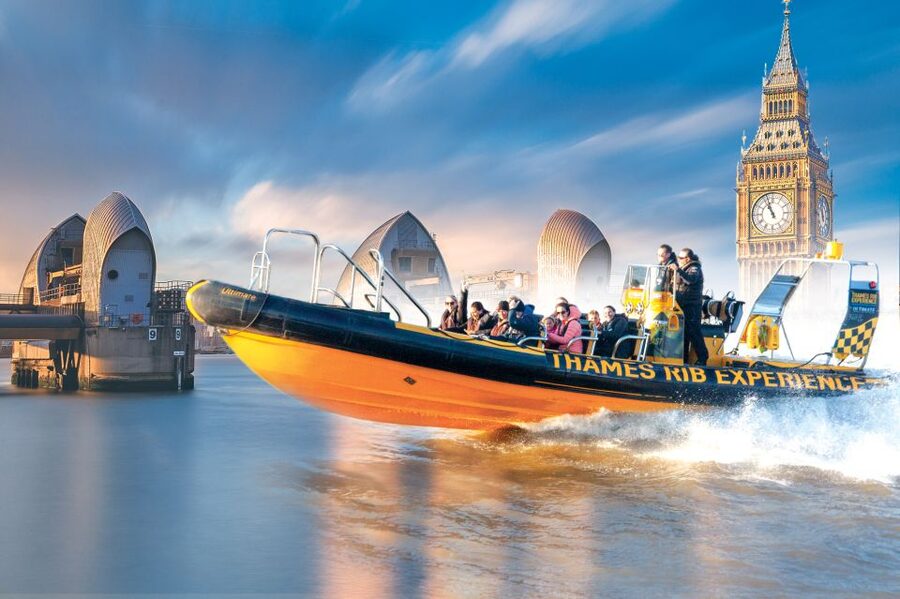 London: 70-Minute Thames Barrier Speedboat Tour - Central London landmarks, seen from the water