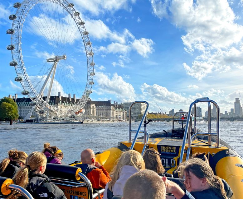 London: 70-Minute Thames Barrier Speedboat Tour - Passing under Tower Bridge at speed