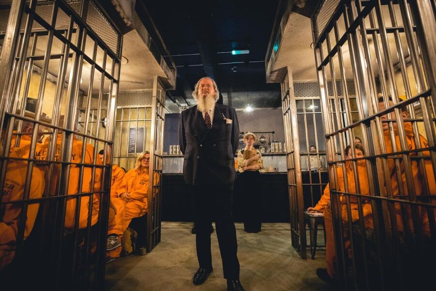 London: Alcotraz Immersive Prison Cocktail Experience Ticket - Actors, Missions, and Prison Radio