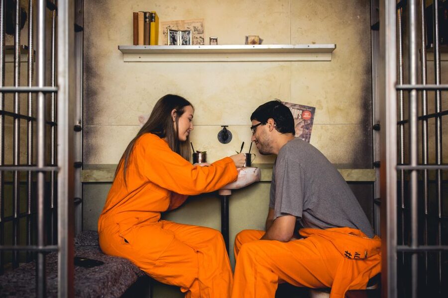 London: Alcotraz Immersive Prison Cocktail Experience Ticket - Four Cocktails Built Around Your Bottle
