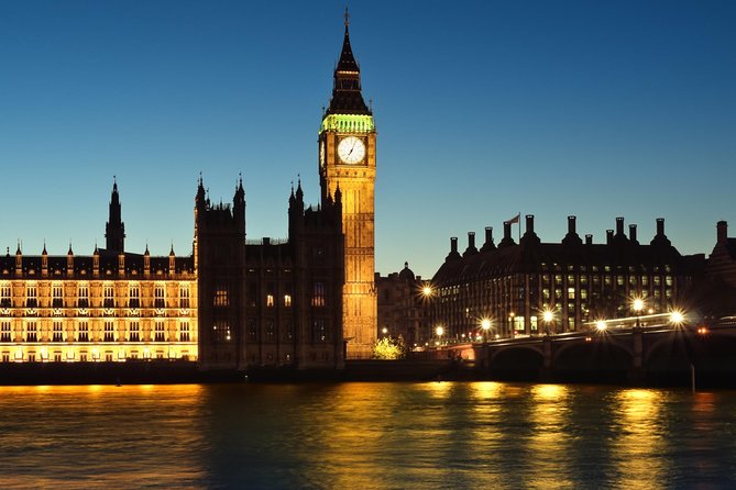 London Big Bus Evening Sightseeing Tour by Open-Top Bus - The London Eye and County Hall after dark