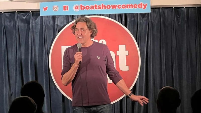 London: Boat Show Comedy Club Experience - A comedy club with a floating start