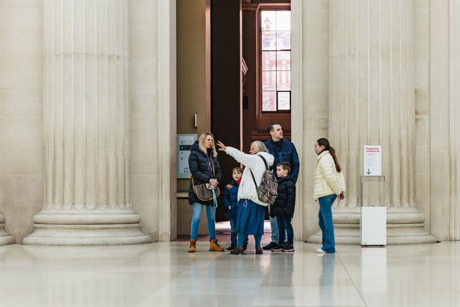 London: British Museum Family-Friendly Private Guided Tour - Meeting your guide after the security check