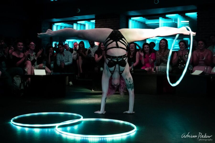 London: Burlesque Cabaret Show in the West End - Meeting Miss Tempest Rose and the House of Burlesque