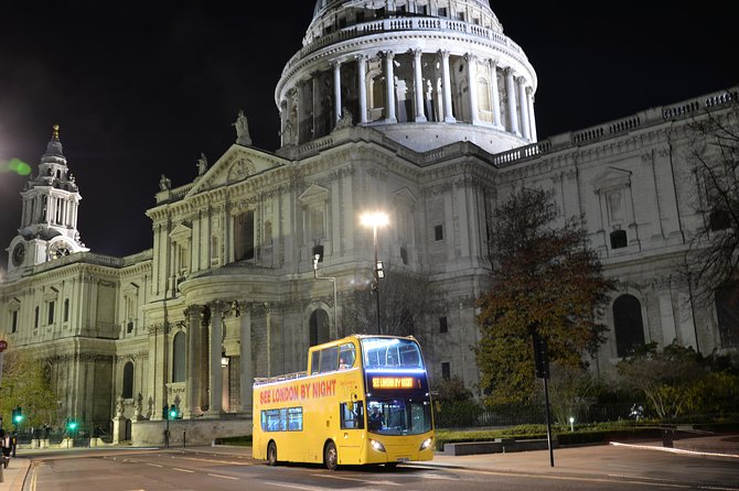London by Night Sightseeing Tour - Open Top Bus - Why London after dark works so well from a bus