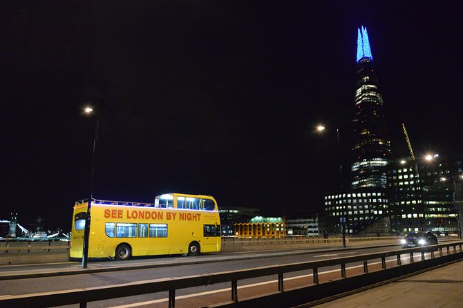 London by Night Sightseeing Tour - Open Top Bus - Westminster, Big Ben country, and the London Eye