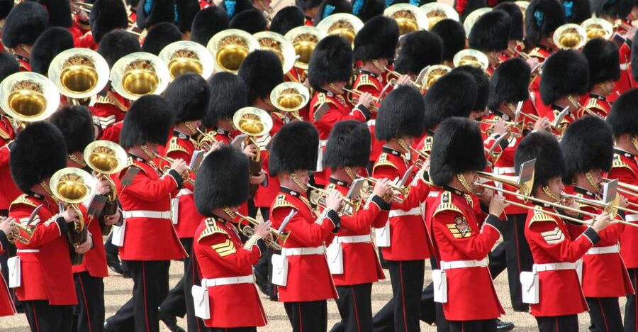 London Changing of the Guard Tour - Front Row 12 guests 2,5h - Admiralty Arch and the road toward the royal district