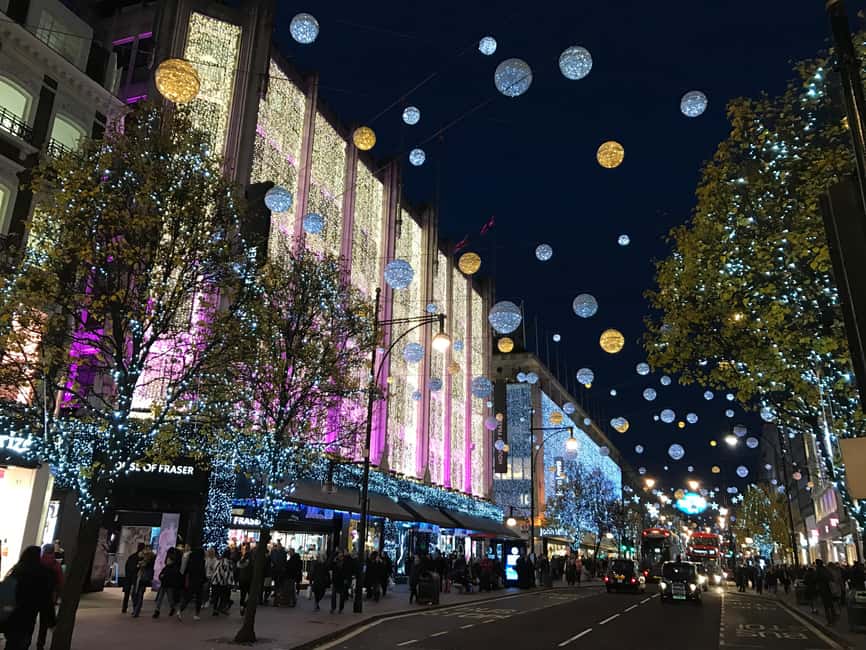 London Christmas Lights Open-Top Bus Tour. 2025 Early Bird - Key points to know before booking