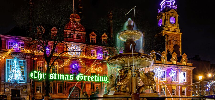 London: Christmas Lights Self Guided Walking Tour - Starting on the Strand