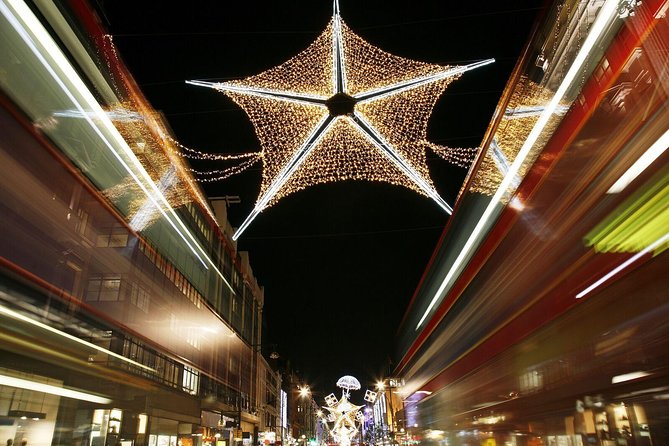 London: Christmas Lights Tour by Vintage Double-Decker Bus - Knightsbridge and the city after dark