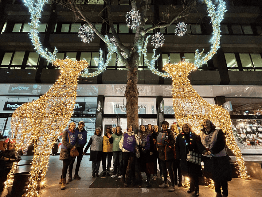 London: Christmas Lights Tour - With Christmas Music - Starting at the Marquis of Granby
