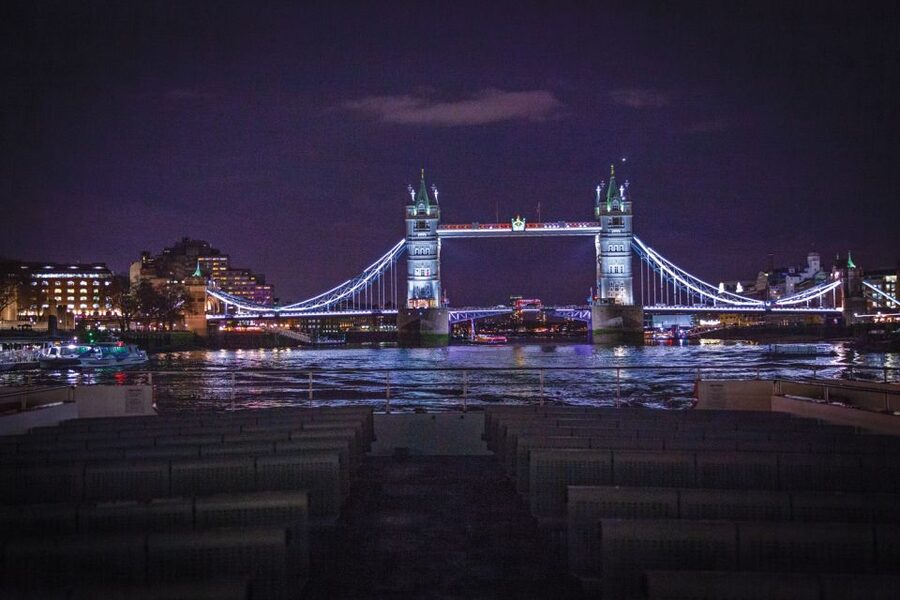 London: Christmas Party Dinner Cruise - A three-course Christmas dinner