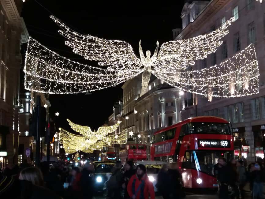 London Christmas Sparkle Walking Tour Small Group - Carnaby, old markets, and the search for a proper gift