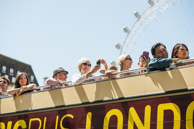 London Eye Ticket, Big Bus Hop-on Hop-Off Tour & River Cruise - The central bus route covers London’s greatest hits
