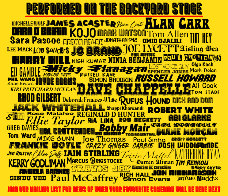 London: Friday Night at The Backyard Comedy Club - Key points to know before you book