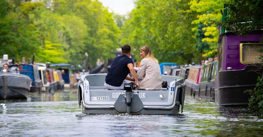 London: GoBoat Rental for Regent's Canal & Paddington Basin - What you see around Camden and Maida Vale