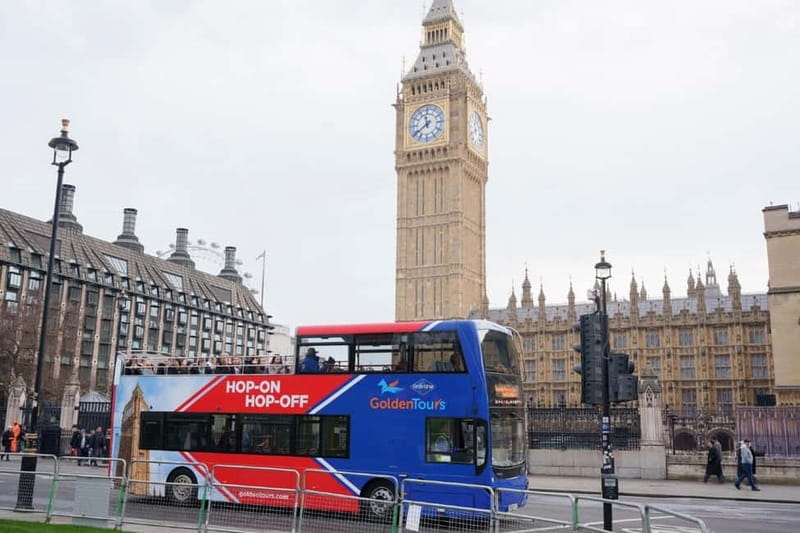 London: Golden Tours Gray Line Hop-on Hop-off Bus Tour - Three routes, three different views of London