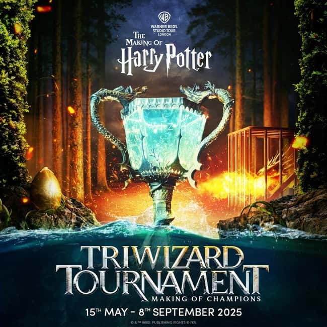 London: Harry Potter™ Studio Tour London & 4-Star Hotel Stay - The Triwizard Tournament feature in 2025