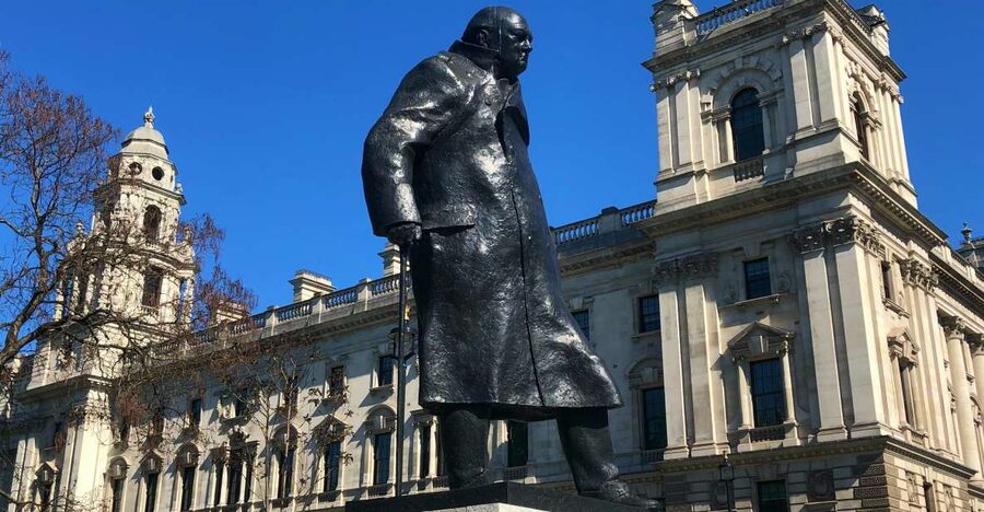 London: London in WW2 and Churchill War Rooms Entrance - Starting at Westminster Station with wartime London in mind