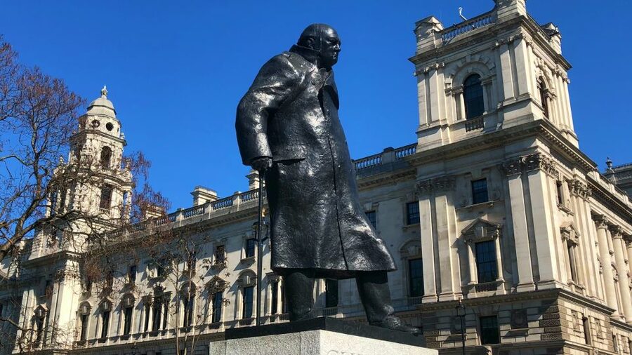 London: London in WW2 and Churchill War Rooms Entrance - Whitehall, Downing Street, and the Cenotaph