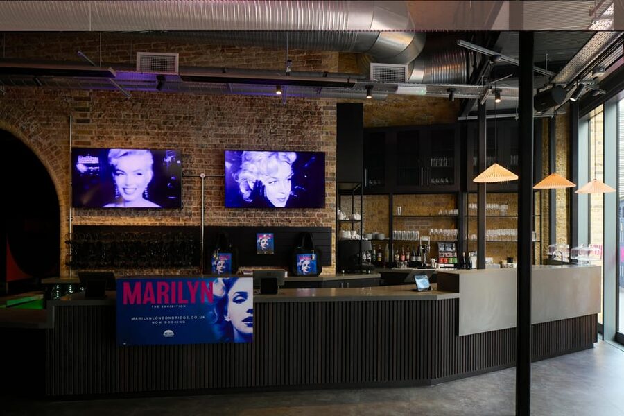 London: Marilyn: The Exhibition: Entrance Ticket - Personal letters, robes, and the small details