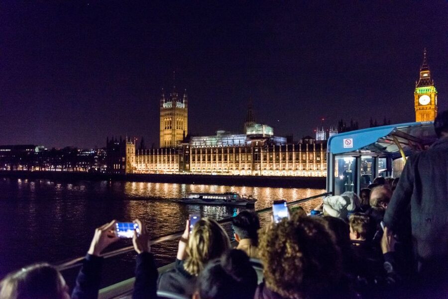 London: Nighttime Open-Top Bus Sightseeing Tour - Starting at the London Eye on Belvedere Road