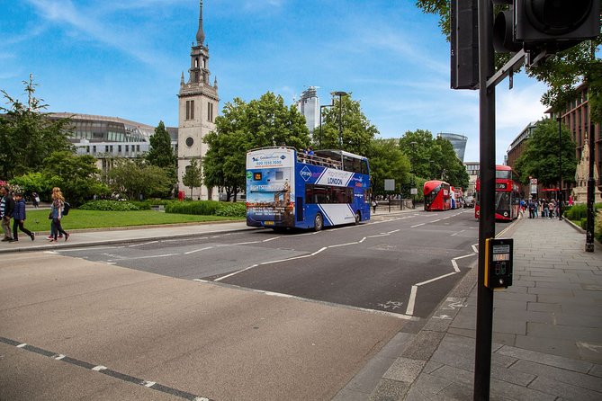 London Panoramic Open Top Bus Tour with Audio Guide - The London Eye starting point