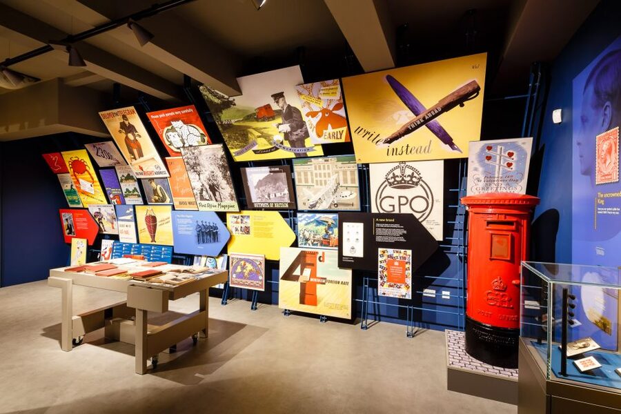London: Postal Museum Entry Ticket and Underground Rail Ride - The Penny Black and the tools of the trade