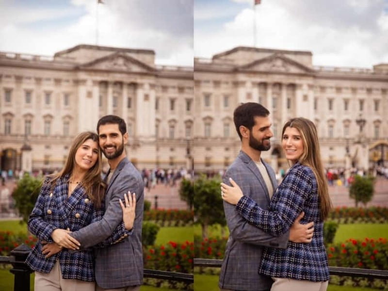 London: Private Couples Photography Session with Landmarks - Big Ben is more than a meeting point