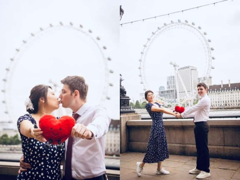 London: Private Couples Photography Session with Landmarks - What happens during the 15 or 30 minutes