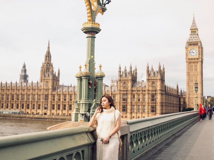 London: Private Photoshoot with Video Clip Option - Edited photos, gallery timing, and the package details