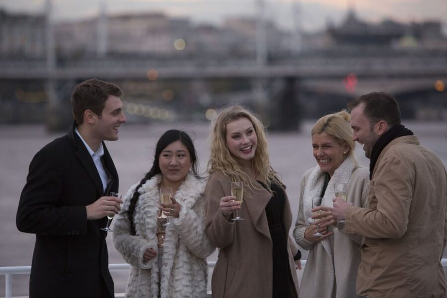 London: River Thames Evening Cruise with Bubbly and Canapés - Setting off from Tower Millennium Pier