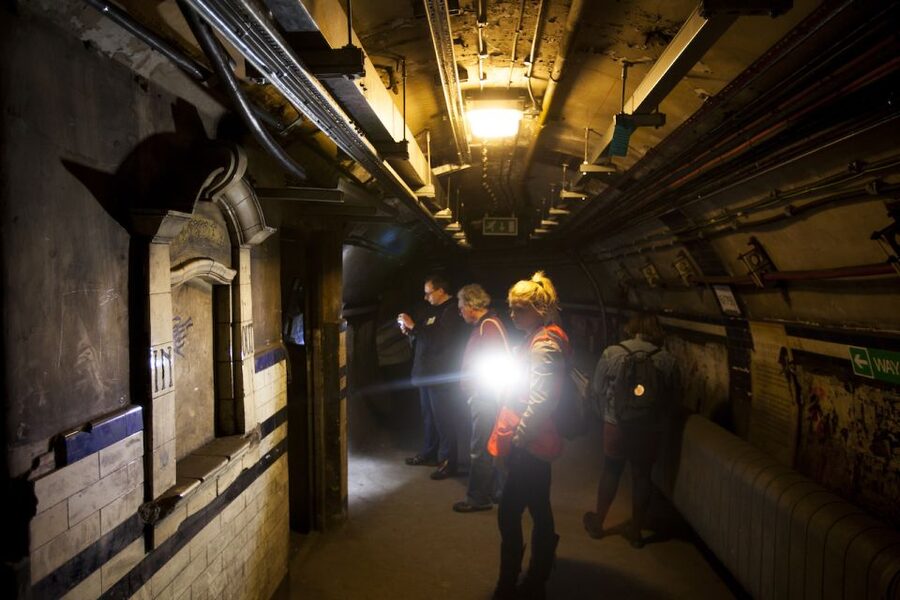 London: The Lost Tunnels of Euston Station Guided Tour - Dark passageways and the remnants of public life