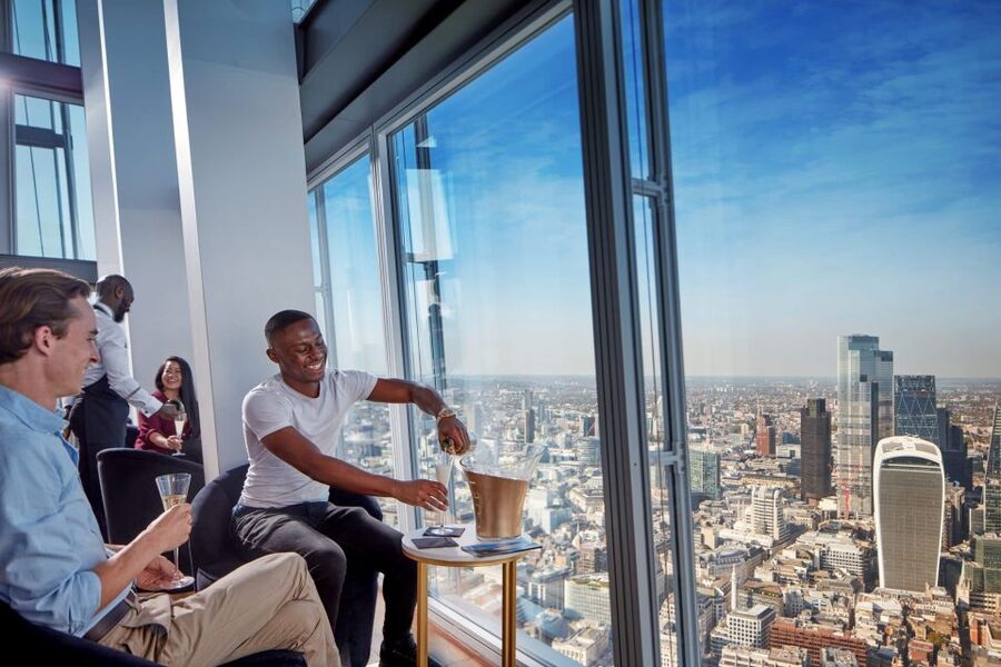 London: The View from The Shard - The lift ride and indoor viewing levels