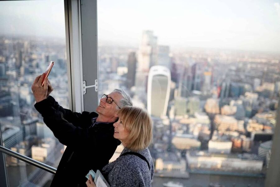 London: The View from The Shard - Entering beside London Bridge