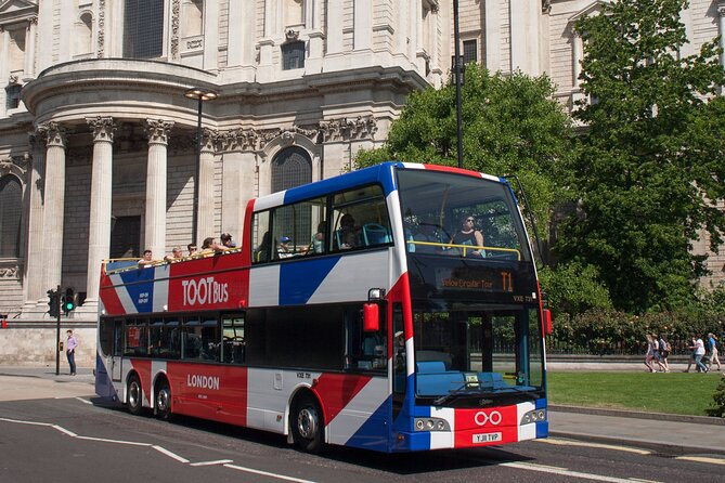 London Tootbus Hop-on Hop-off (Optional Thames Cruise) - Westminster Bridge, the London Eye, and Waterloo