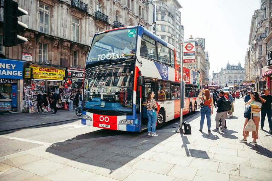 London: Tootbus Hop-on Hop-off with optional River Cruise - London from the top deck: what the route gives you