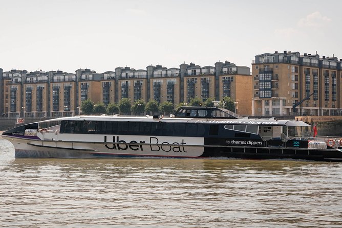 London: Uber Boat - Single Journey River Thames Cruise - Tower of London and Tower Bridge