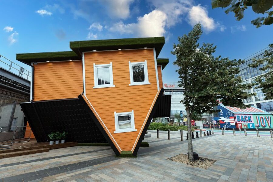 London: Upside Down House Westfield White City Entry Ticket - Why the open-plan design matters